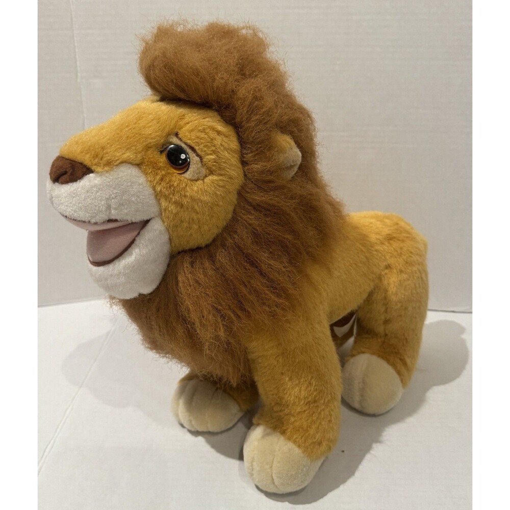 1993 Mattel Authentic Disney Lion King Adult SIMBA Large Plush Stuffed Toy Lion